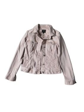 Liverpool Blush Temma Stretchy Blush Pink Denim Jean Jacket Womens Size S